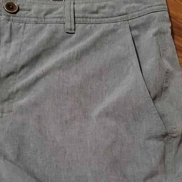 7 Diamonds Steel Blue Men's Flat Front Shorts - Picture 5 of 10